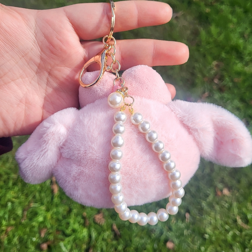 NEW My Melody Sanrio Plush Keychain - Picture 3 of 3